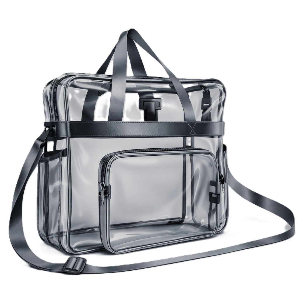 Premium Stadium-Approved Clear Tote (12"x6"x12")
